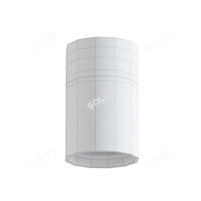 Wood Ceiling Lamp 2014 3D model image 2