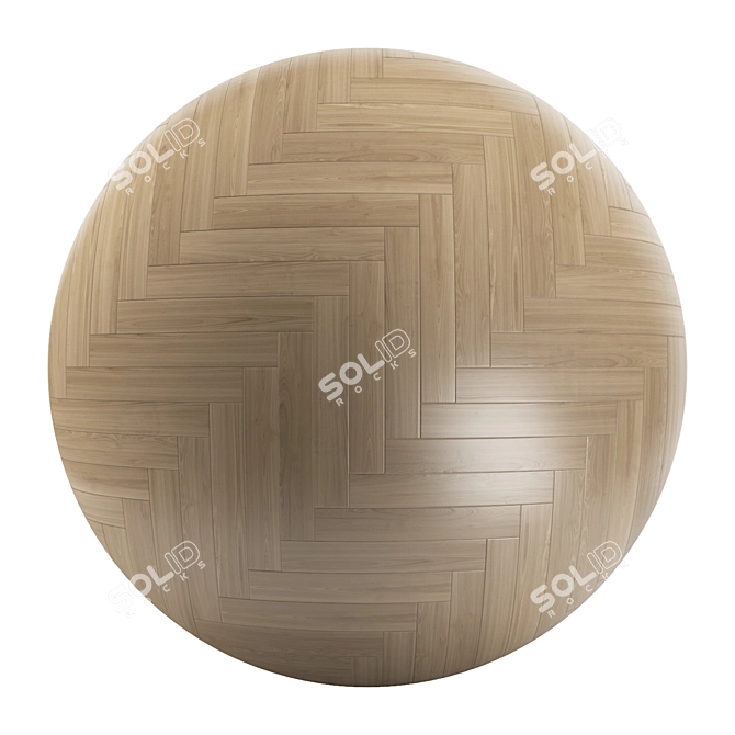 Versatile Parquet Collection: 55 Planks, 2 Patterns 3D model image 2