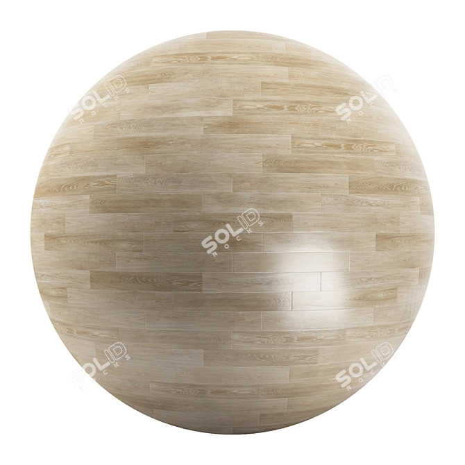 Patterned Parquet Flooring Collection 3D model image 1