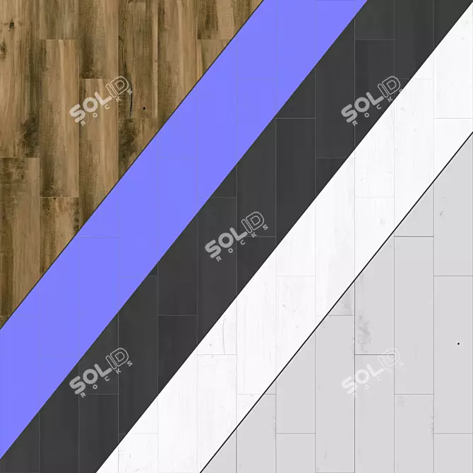 Parquet 62 - Standard and Herringbone Patterns. 12 Plank Variations. 3D Models. 3D model image 3