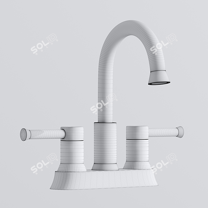 Everglow Lavatory Faucet 3D model image 3