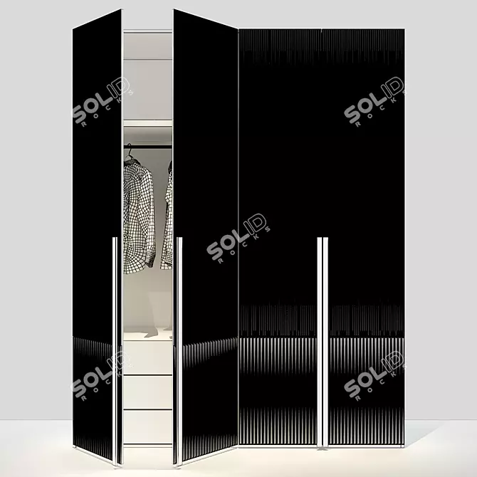 Elegant Storage Solution 3D model image 2