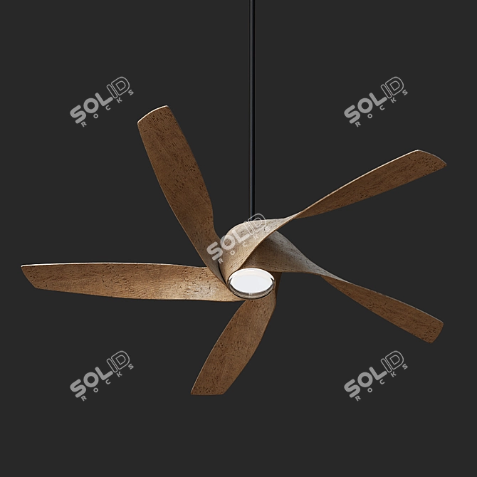 Airflow Deluxe 3-in-1 Ceiling Fan 3D model image 1