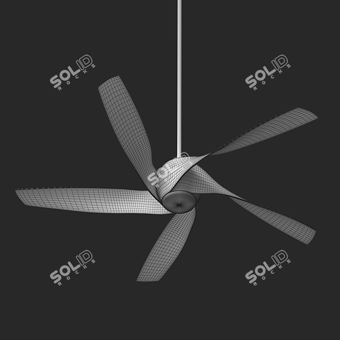 Airflow Deluxe 3-in-1 Ceiling Fan 3D model image 3