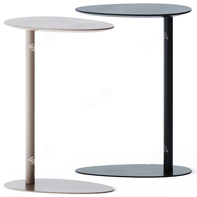 NEWTOM Side Table: Sleek & Stylish! 3D model image 1