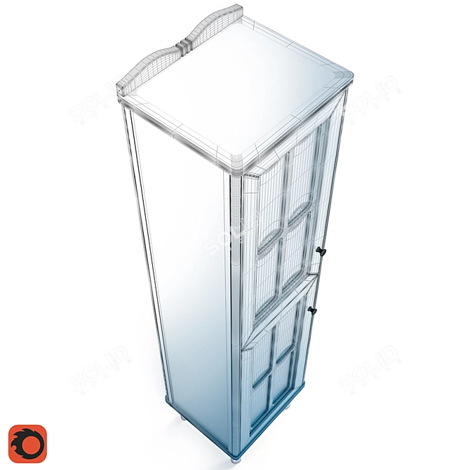 Sleek Caprigo Borgo Storage 3D model image 3