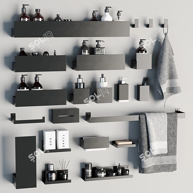 Bathroom Essentials Pack 3D model image 1