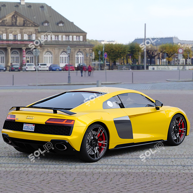 Audi R8 V10 Performance Coupe 3D model image 5