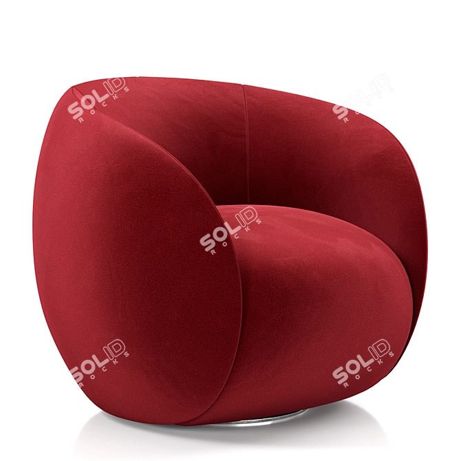 Elegant Dot Armchair by Roche Bobois 3D model image 1