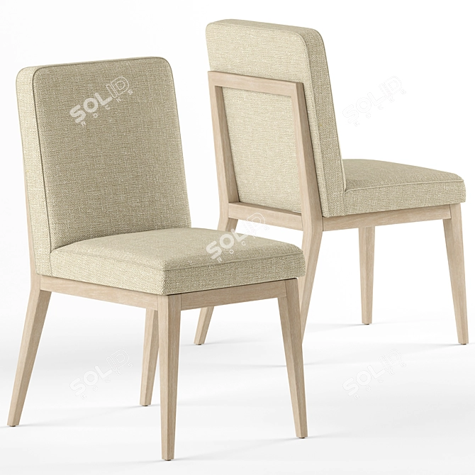 Elegant Dinning Chair: Cha-Claratn 3D model image 5