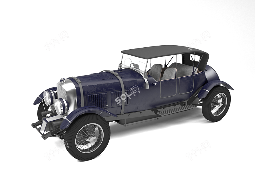 Retro Ride: Bentli_1929 3D model image 1