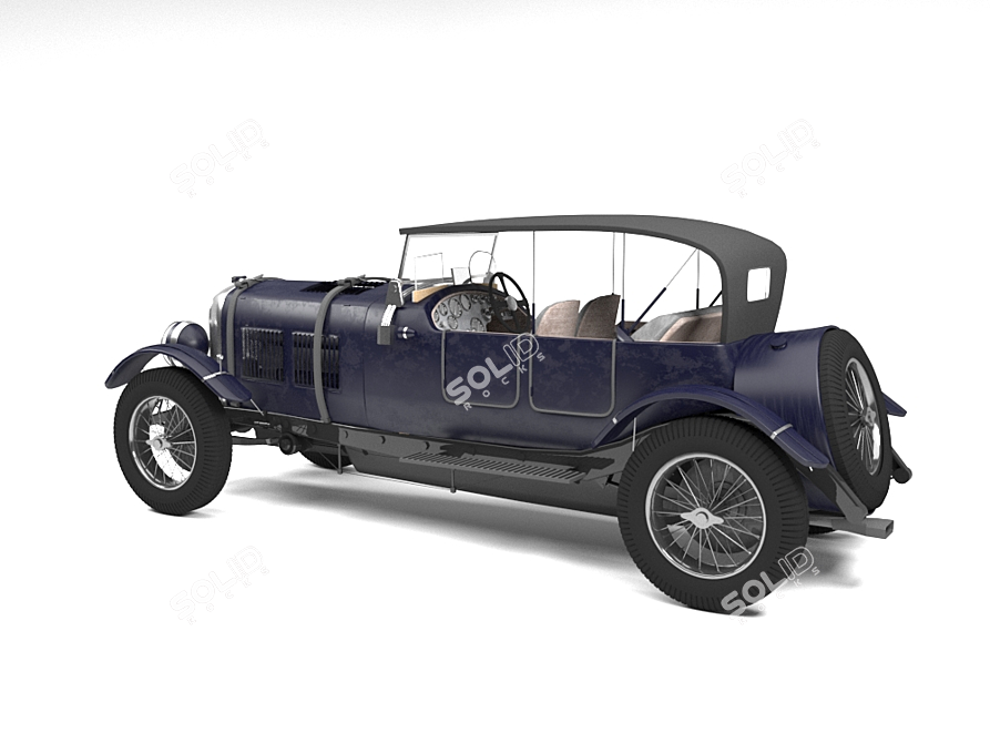 Retro Ride: Bentli_1929 3D model image 2