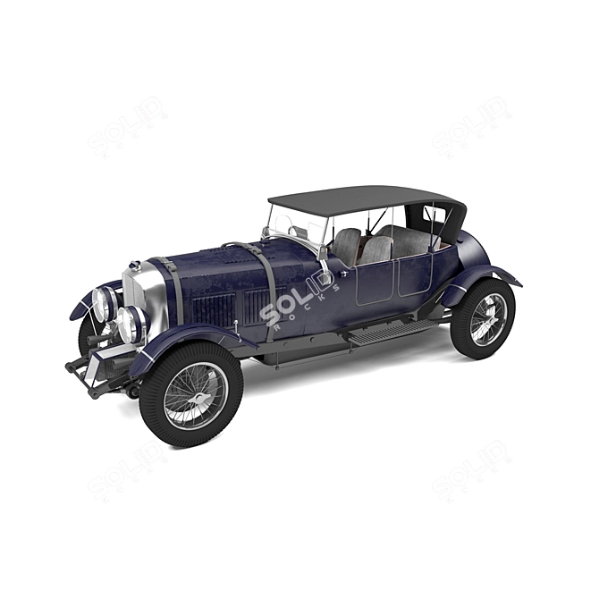 Retro Ride: Bentli_1929 3D model image 4