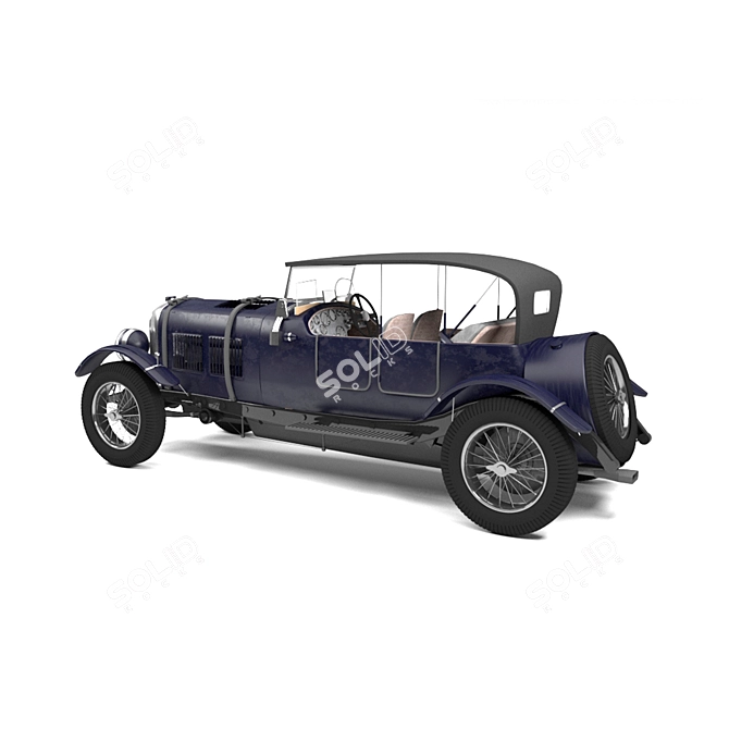 Retro Ride: Bentli_1929 3D model image 5