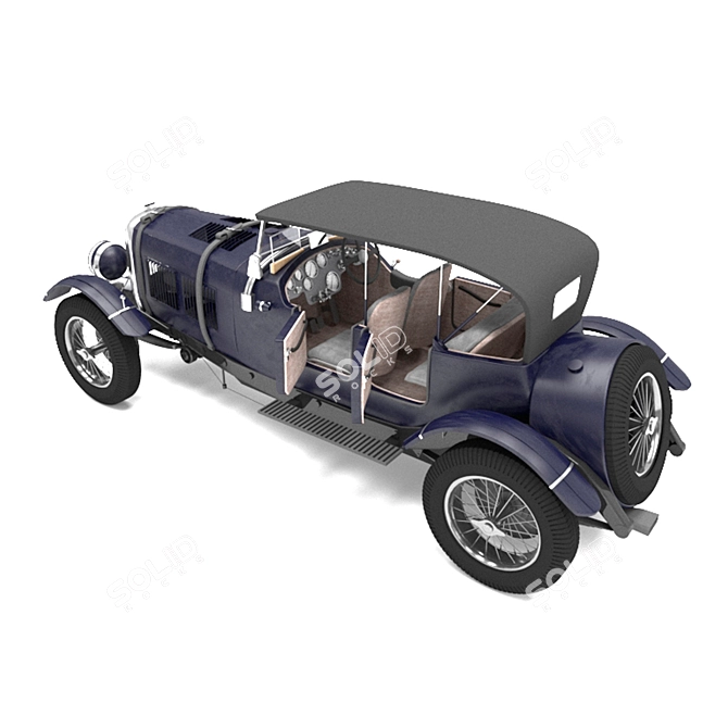 Retro Ride: Bentli_1929 3D model image 13