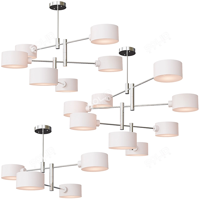 Elegant Lumion Ashley 3742 Ceiling Chandelier Set 3D model image 1