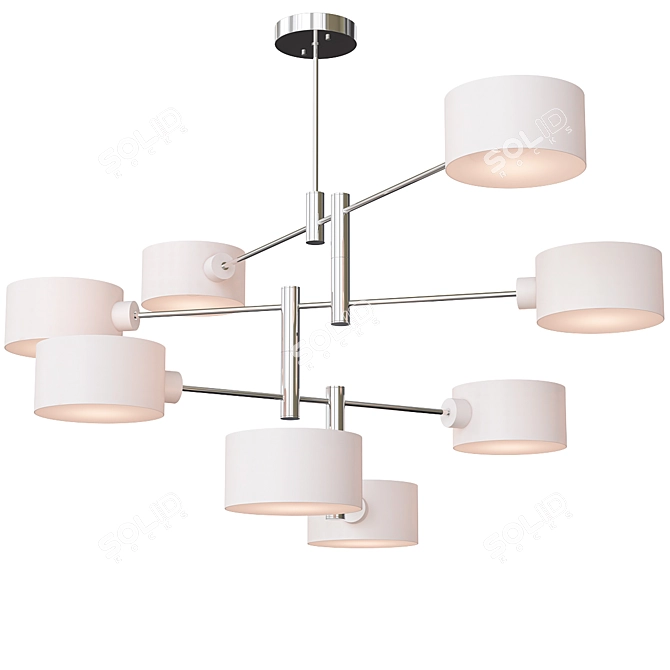 Elegant Lumion Ashley 3742 Ceiling Chandelier Set 3D model image 2