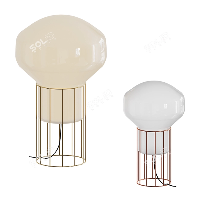 Fabbian Aerostat Pendant Light 3D model image 1