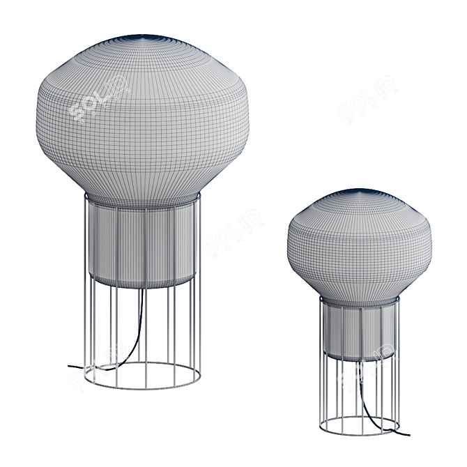 Fabbian Aerostat Pendant Light 3D model image 3