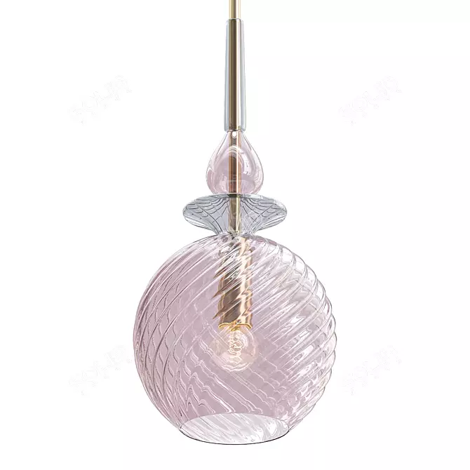 Title: Dream Series Pendant Light 3D model image 1