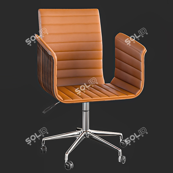 Premium Conference Chair: Elegant, Comfortable & Durable 3D model image 1
