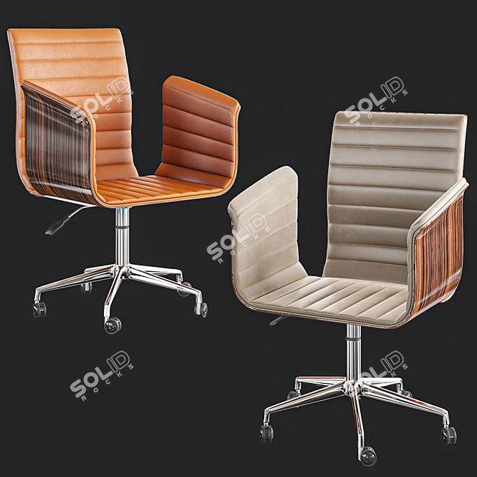 Premium Conference Chair: Elegant, Comfortable & Durable 3D model image 4