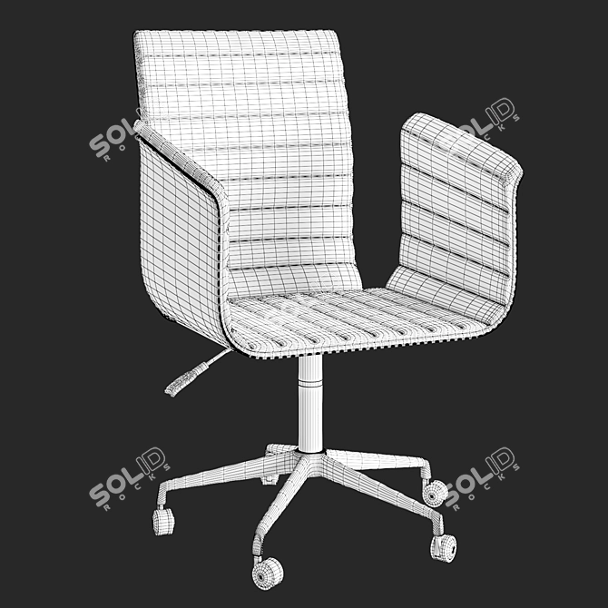 Premium Conference Chair: Elegant, Comfortable & Durable 3D model image 5