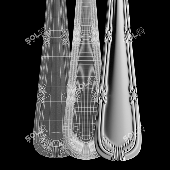 Exquisite Hepp Cutlery Sets 3D model image 6