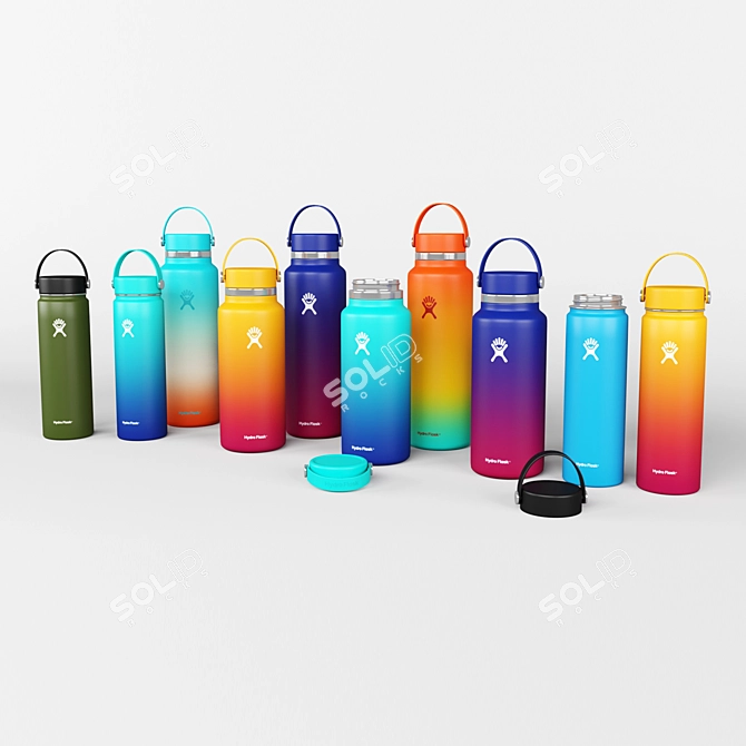 HydraChill Vacuum Flask 3D model image 1