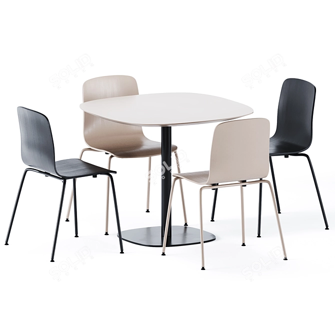 Modern Hale Table - Sleek Design 3D model image 2