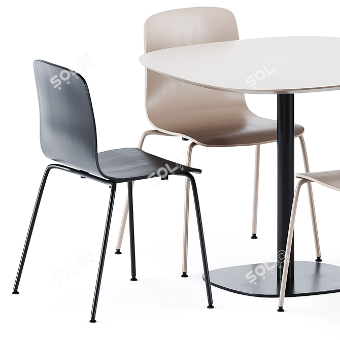 Modern Hale Table - Sleek Design 3D model image 5
