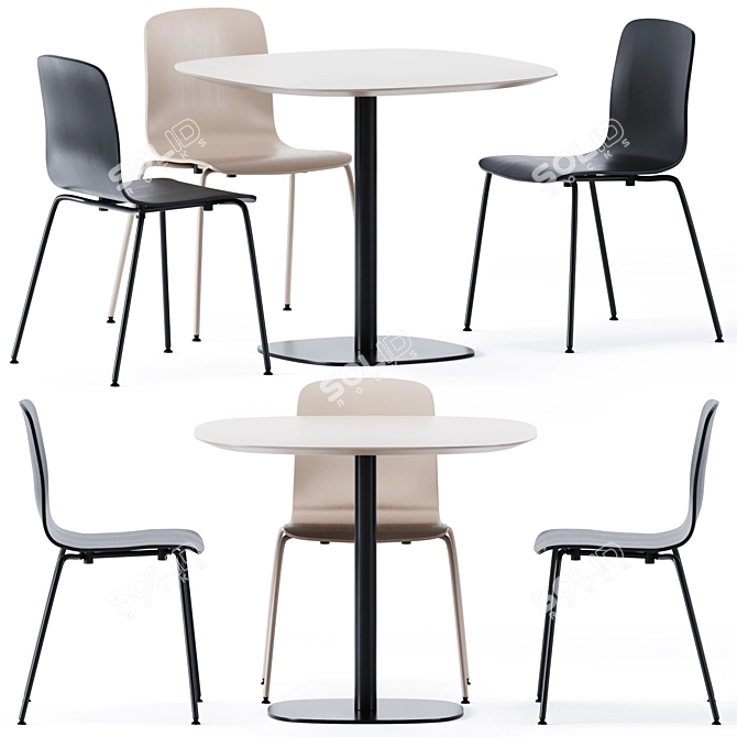 Modern Hale Table - Sleek Design 3D model image 7