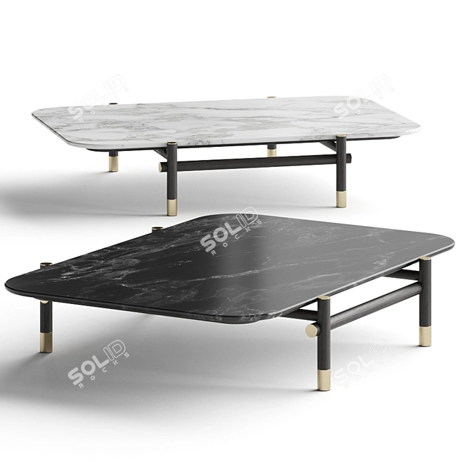 ETRO Woodstock Coffee Tables 3D model image 1