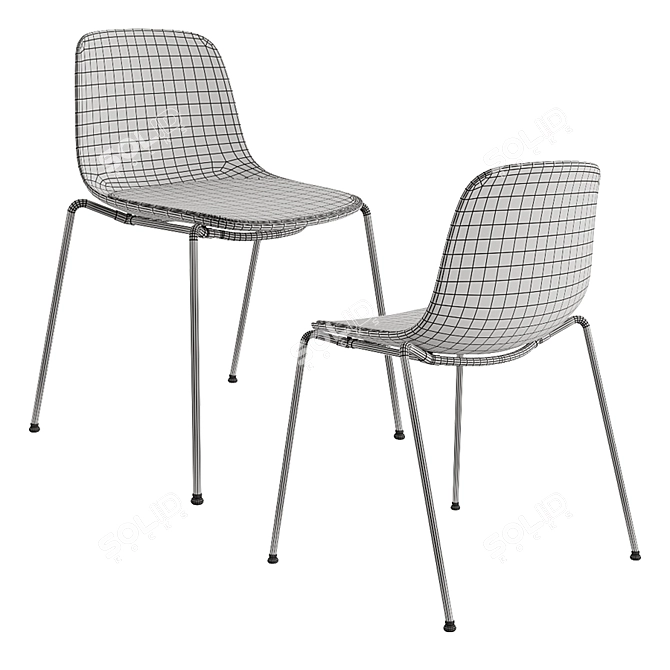 Modern Seela S311 Chair: Elegant Design & Premium Comfort 3D model image 2