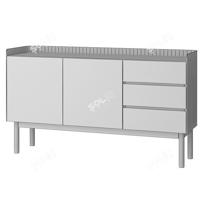 Modern Lazar Buffet - Stylish and Functional 3D model image 2