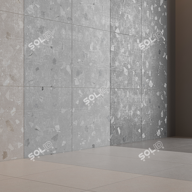 RIBE / ELBURG Terrazzo-Style Ceramic Tiles 3D model image 2