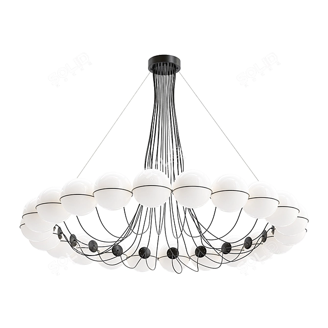 Industrial Loft Seneca Pendant 3D model image 1