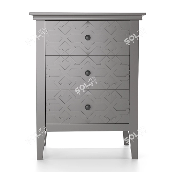 Modern Curbstone Friz 3D model image 2