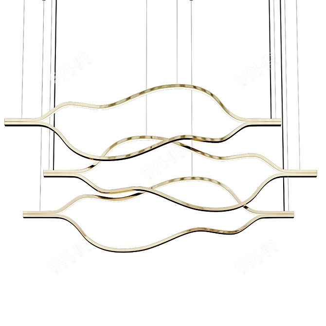 Elegant Trudy Designer Lamp 3D model image 3