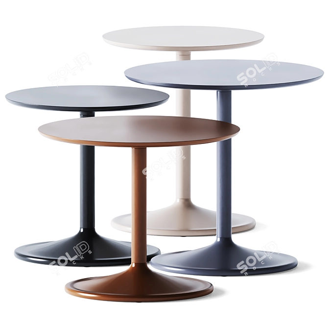 Muuto Soft Side Table: Versatile and Stylish 3D model image 2