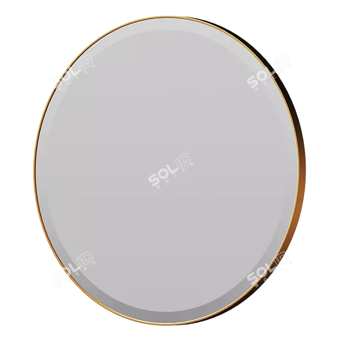 Reflective Elegance: Madalyn Wall Mirror 3D model image 3