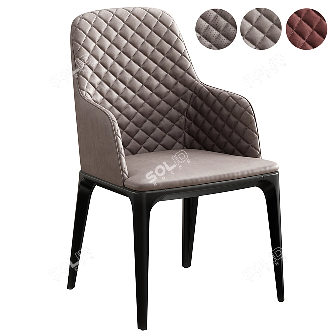 Play Chair S: Compact, Stylish Seating 3D model image 1