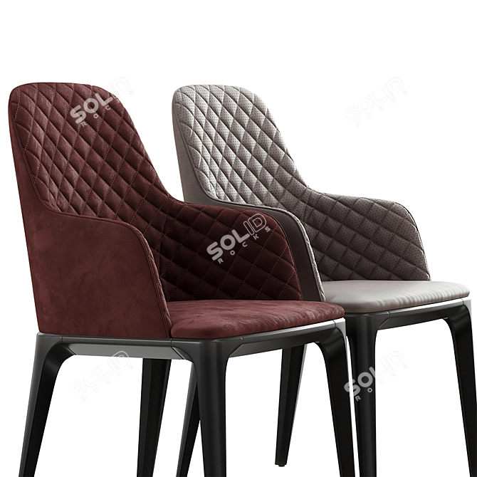 Play Chair S: Compact, Stylish Seating 3D model image 2