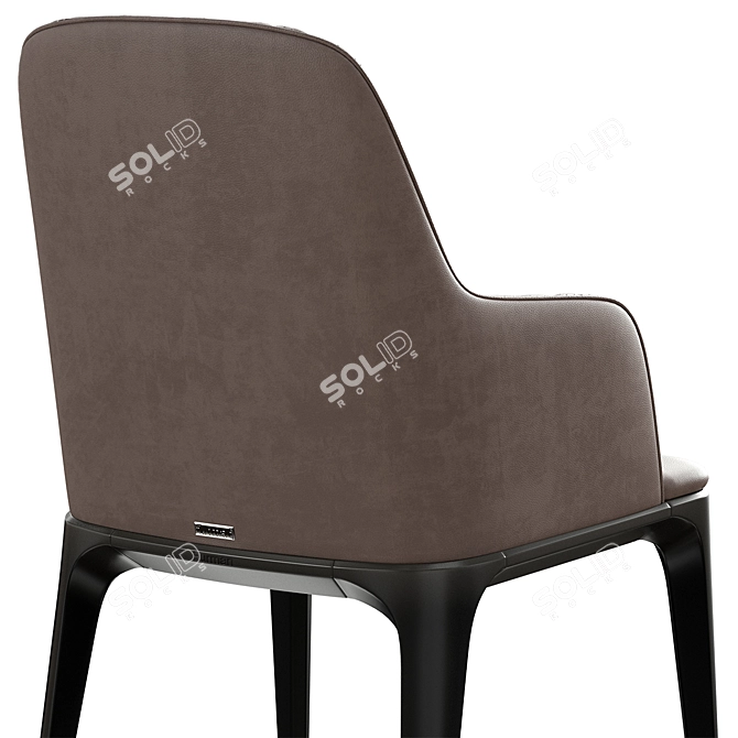 Play Chair S: Compact, Stylish Seating 3D model image 4