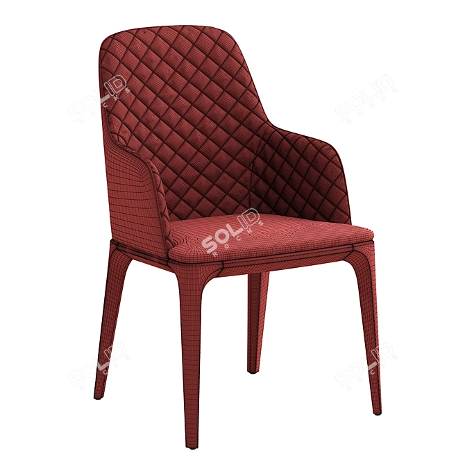 Play Chair S: Compact, Stylish Seating 3D model image 6