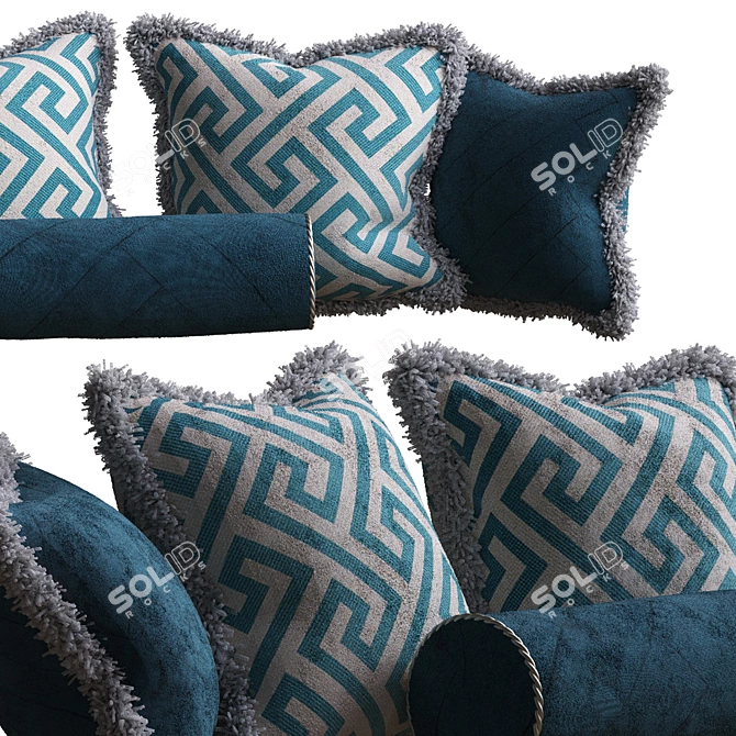 Elegant Pillow Design: Corona Render 3D model image 2