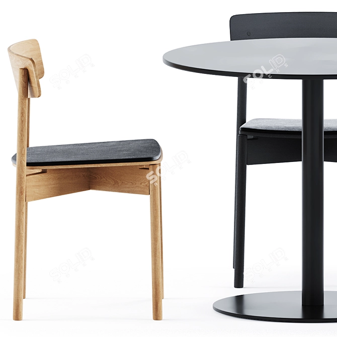 Sleek R-900 T-Table: Modern Design 3D model image 7