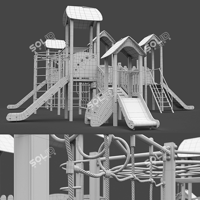 Playful Sports Hub: Endless Fun for Kids 3D model image 6