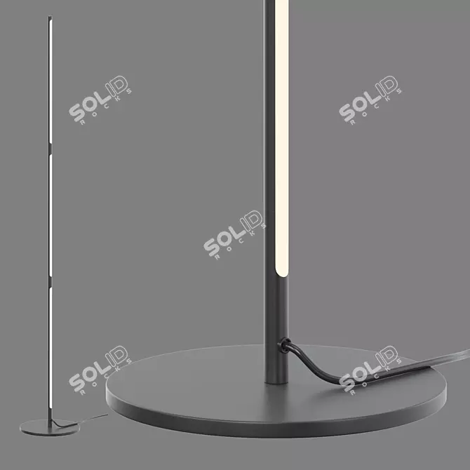 LED Floor Lamp: Lampatron ESPOS FL 3D model image 1