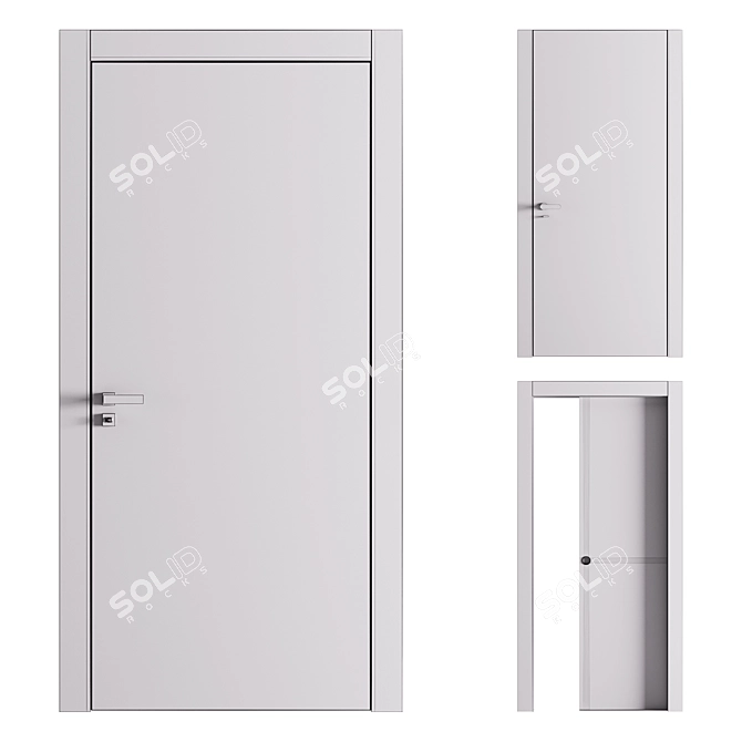 Filo 55-Lualdi: Sleek and Stylish Doors for Modern Spaces 3D model image 5